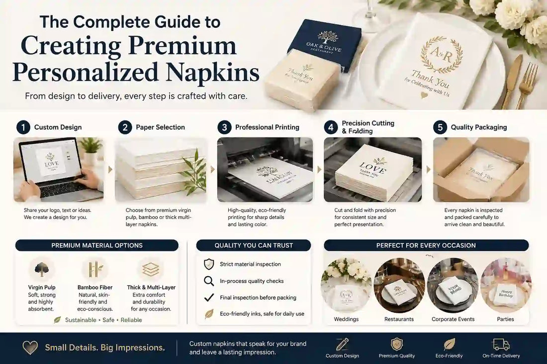 SKYTISUE The Complete Guide to Creating Premium Personalized Napkins