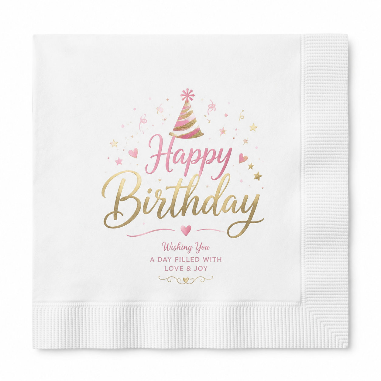 SKYTISUE 名入れ誕生日ナプキン｜名前、写真、デザイン入りカスタムプリントパーティーナプキン