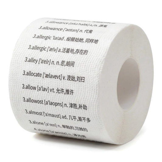 SKYTISUE Educational Vocabulary Toilet Paper
