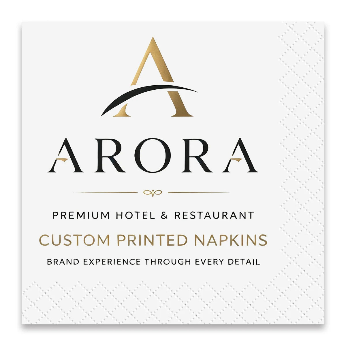 SKYTISUE custom logo napkins for restaurants hotels and business branding