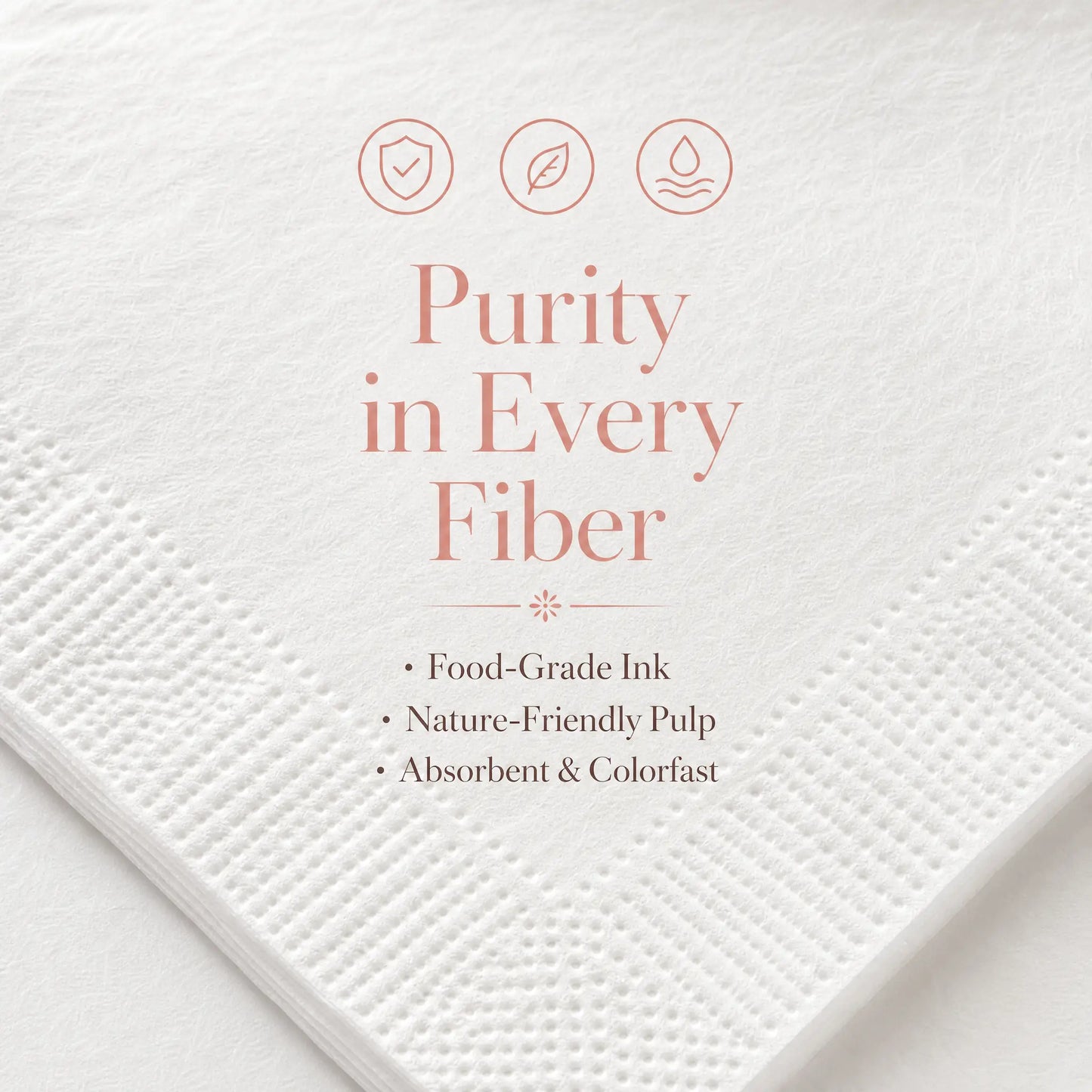 SKYTISUE Custom Personalized Wedding Napkins , Text, Photo & Logo Custom Cocktail Napkins
