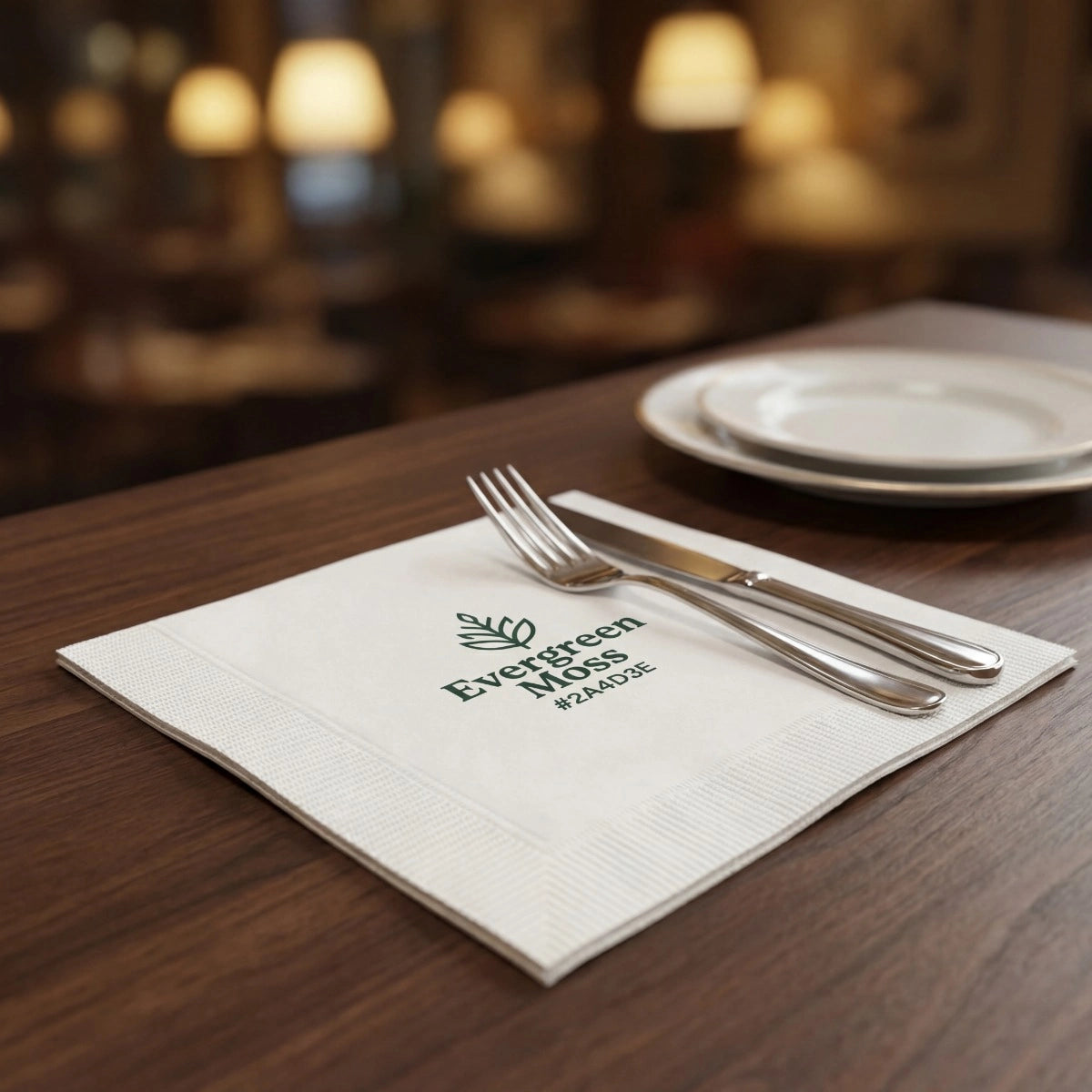SKYTISUE Custom Personalized Napkins | Wedding & Event Logo Printed Eco Napkins